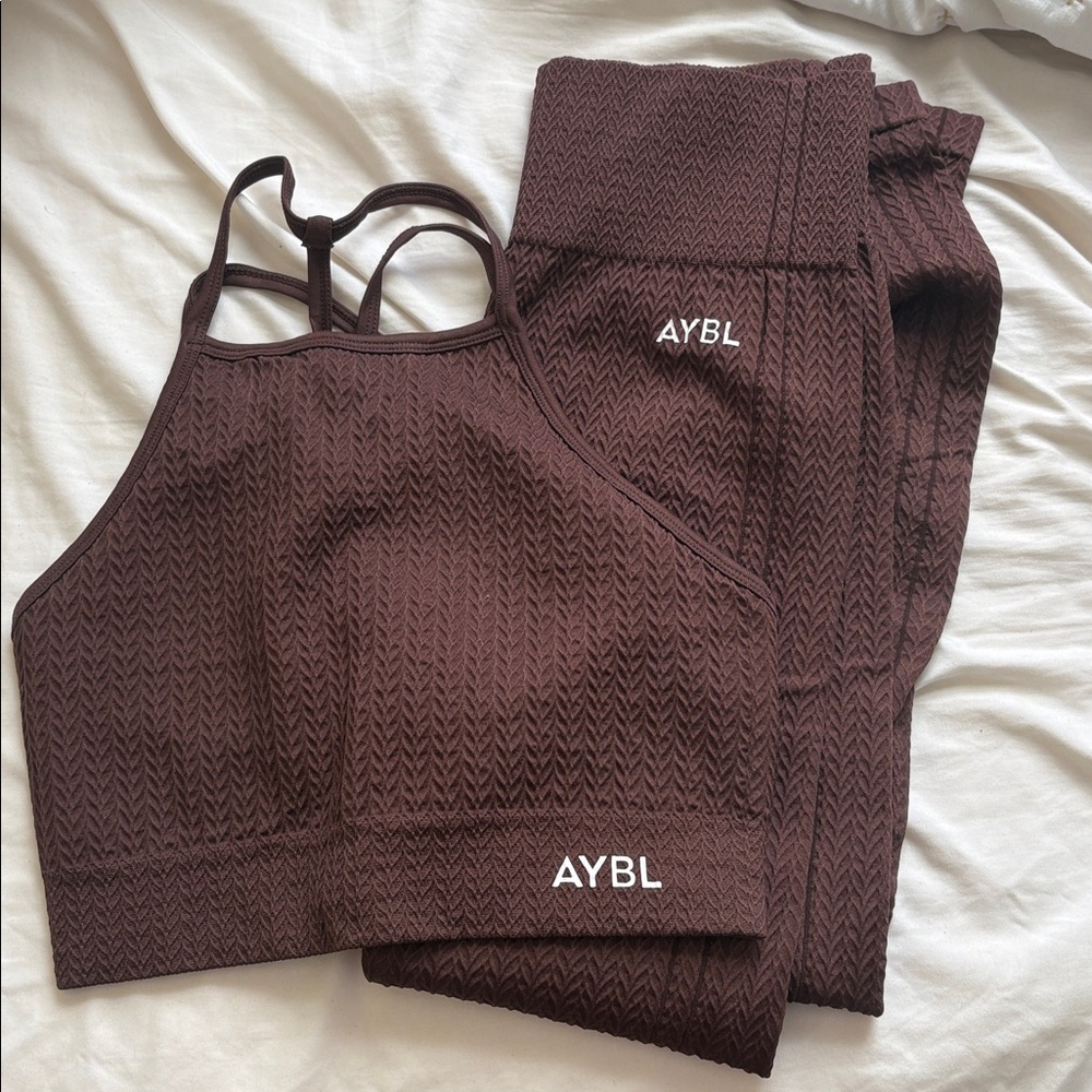 AYBL Chocolate Textured Workout Set